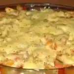 Überbackene Pizza-Nudeln