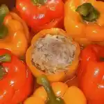 Ungarisch Beeinflusst Gefüllte Paprika Rezept