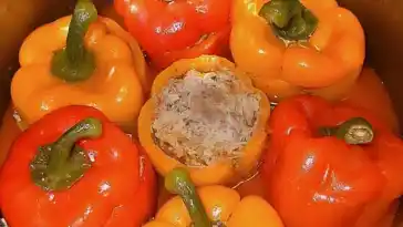 Ungarisch Beeinflusst Gefüllte Paprika Rezept