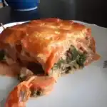 Vegetarische Spinat Gemuse Lasagne mit Tomatensose 4x
