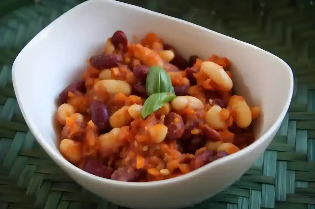 Vegetarische schwarze Bohnen-Chili