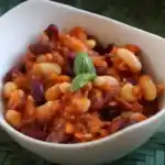 Vegetarische schwarze Bohnen Chili 4x