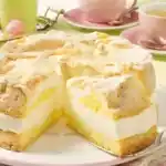 Zitronencreme Torte mit Baiserhaube 4x