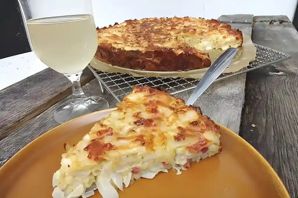 Zwiebelkuchen ohne Boden – einfach und lecker !