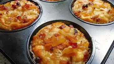 Zwiebelkuchen – Muffin 4x