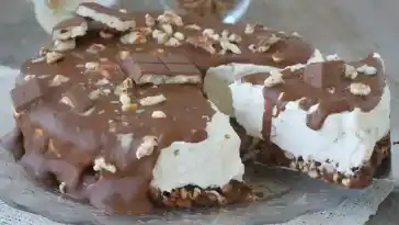 „Eisiger Himmel“ mit Nutella und Schokoriegel