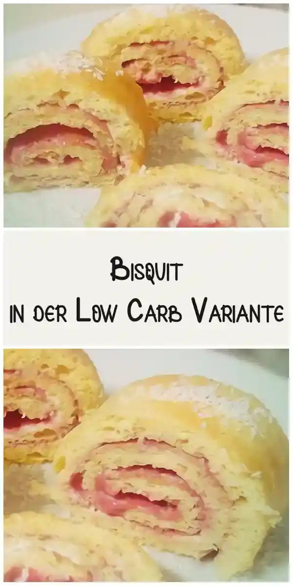 Bisquit in der Low Carb Variante 1 Bisquit in der Low Carb Variante