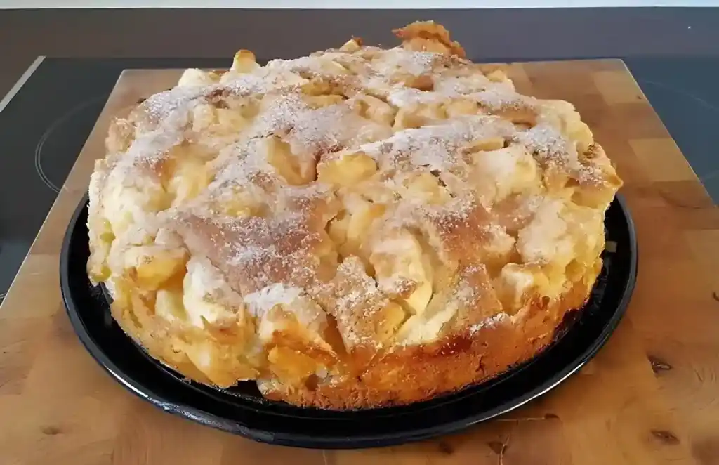 Der zarteste Apfelkuchen, der im Mund zergeht !