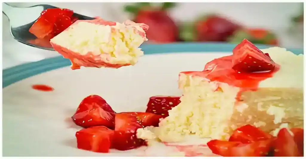 Einfache Strawberry Cheesecake