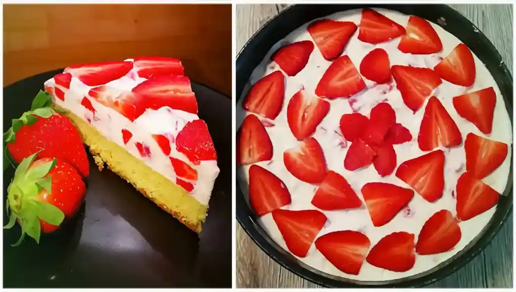 Erdbeer-Topfen-Torte