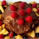Gesundes Fruhstuck zum Abnehmen Leckere Schoko Pancakes mit Zimtapfeln W2xEX 4x 2n
