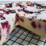 Himbeer Kasekuchen mit Proteinpulver W2xEX 4x 2n