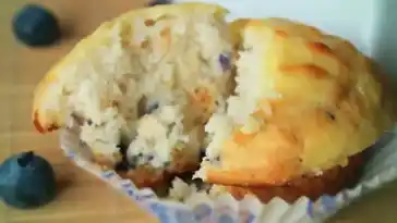 Kalorienarme Blueberry Cheesecake Muffins W2xEX 4x 2n