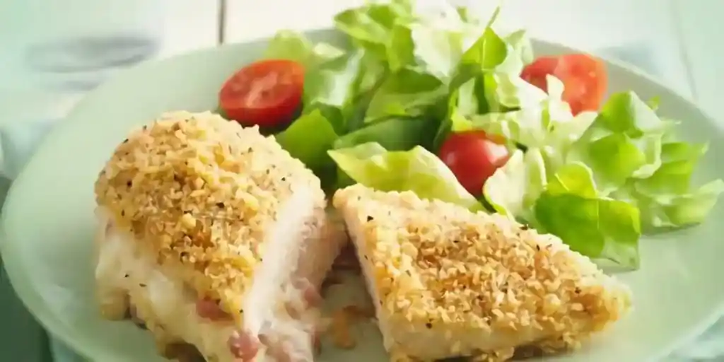 Kalorienarme Cordon-bleu mit Hühnerbrust