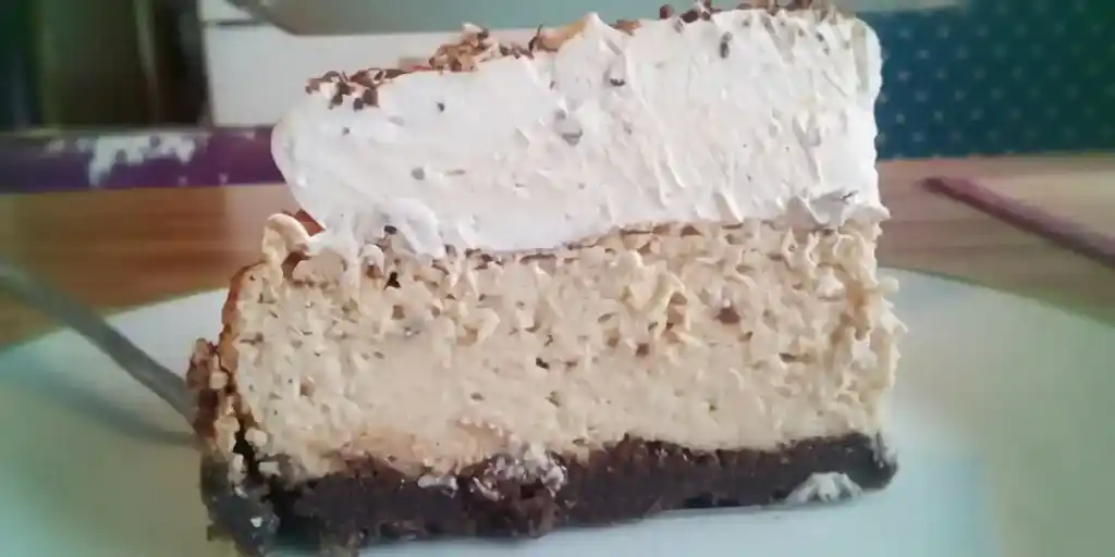 Kalorienarme Kaffee Cheesecake