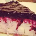 Kalorienarme Kasekuchen mit Heidelbeer Guss W2xEX 4x 2n