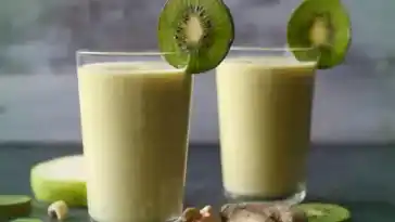 Kalorienarme Kiwi Ingwer Smoothie W2xEX 4x 2n
