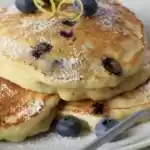 Kalorienarme Pancakes mit Heidelbeeren W2xEX 4x 2n