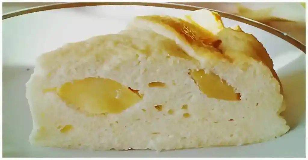 Käsekuchen ohne Boden mit Apfel