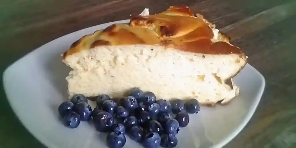 Käsekuchen ohne Boden und mit reduzierten Kohlenhydraten