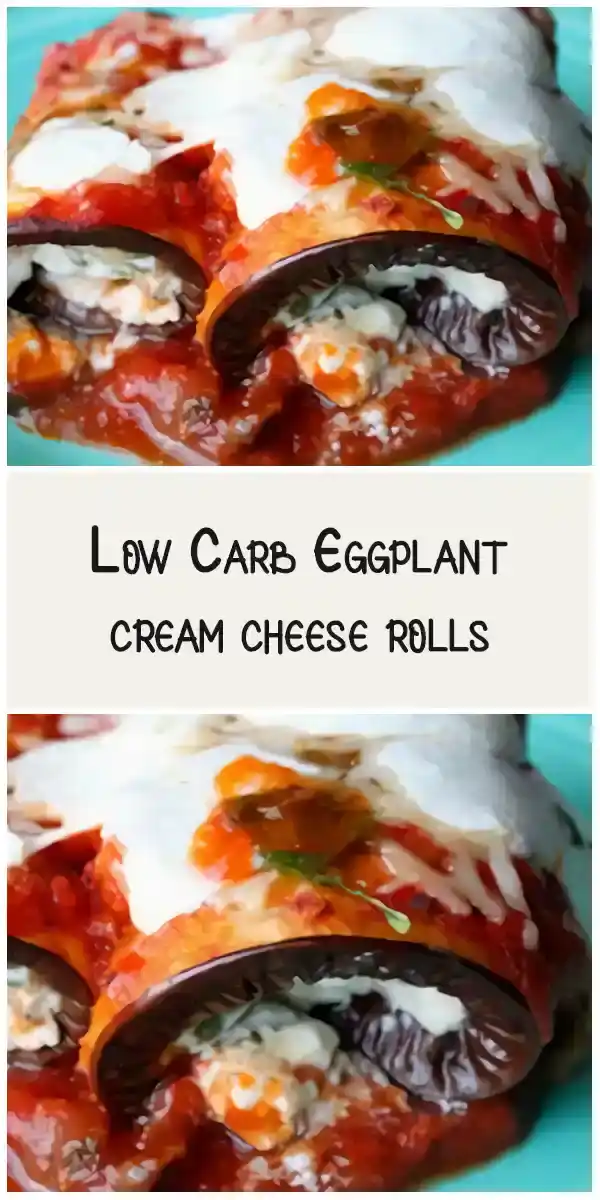 Low Carb Auberginen-Röllchen mit Frischkäse 1 Low Carb Auberginen-Röllchen mit Frischkäse