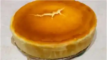 Low Carb Käsekuchen gebacken