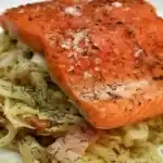 Low carb Lachs Spitzkohl Auflauf W2xEX 4x 2n
