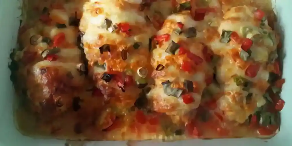 Low Carb Mozzarella Pesto Hähnchen