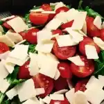 Rucolasalat mit Parmesan 4x