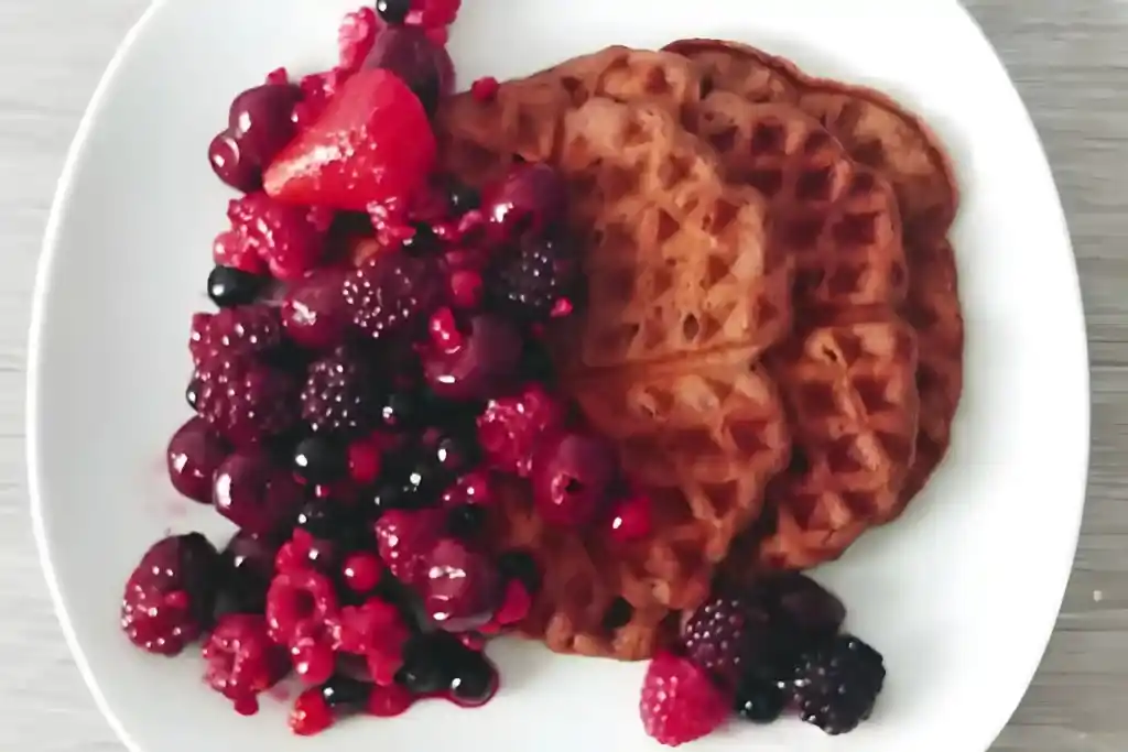 Schokoladen-Waffeln mit Kardamom
