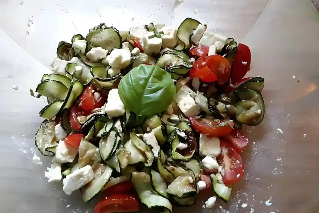 Zucchini-Tomaten-Salat