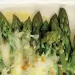 gruner Spargel mit Parmesancreme W2xEX 4x 2n