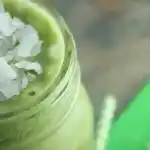 kokos spinat smoothie low carb W2xEX 4x 2n