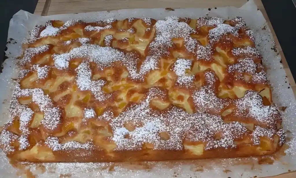 APFELKUCHEN VOM BLECH, WIE FRÜHER BEI OMA !