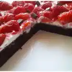 Einfache Schoko Erdbeer Kuchen