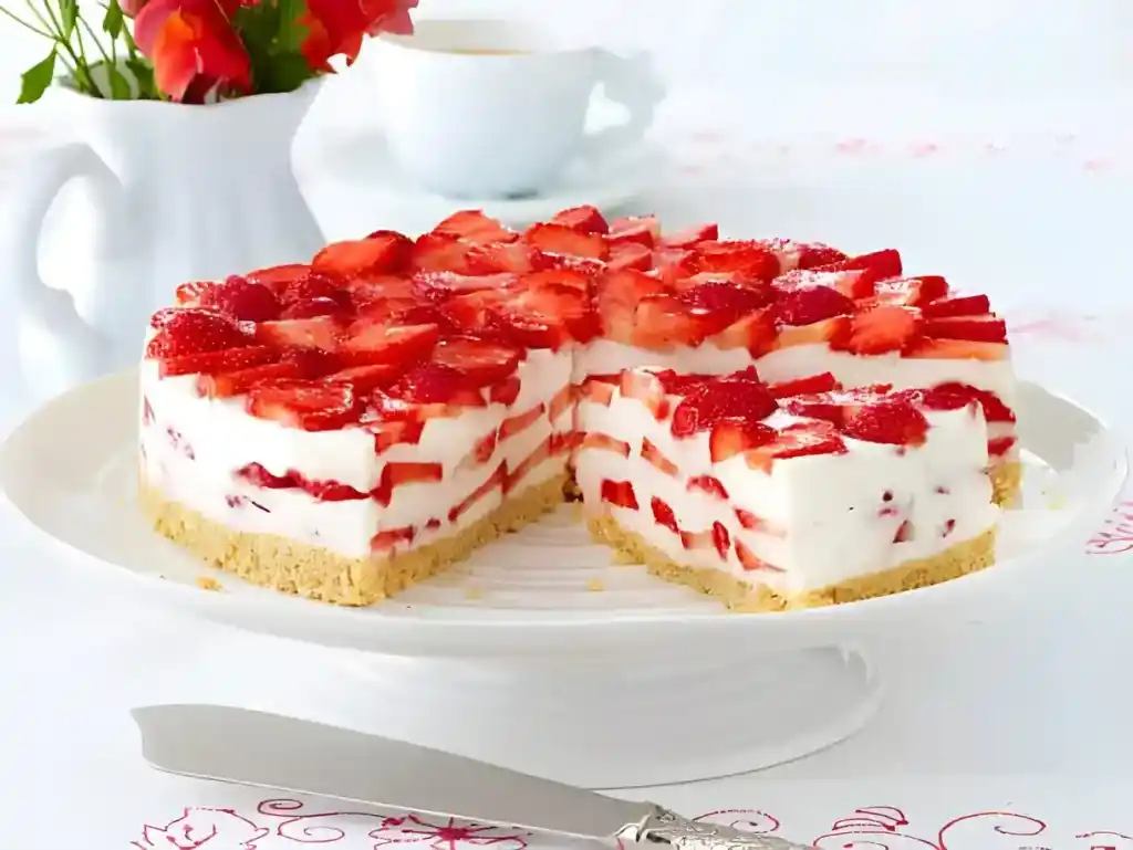 Erdbeer-Philadelphia-Torte