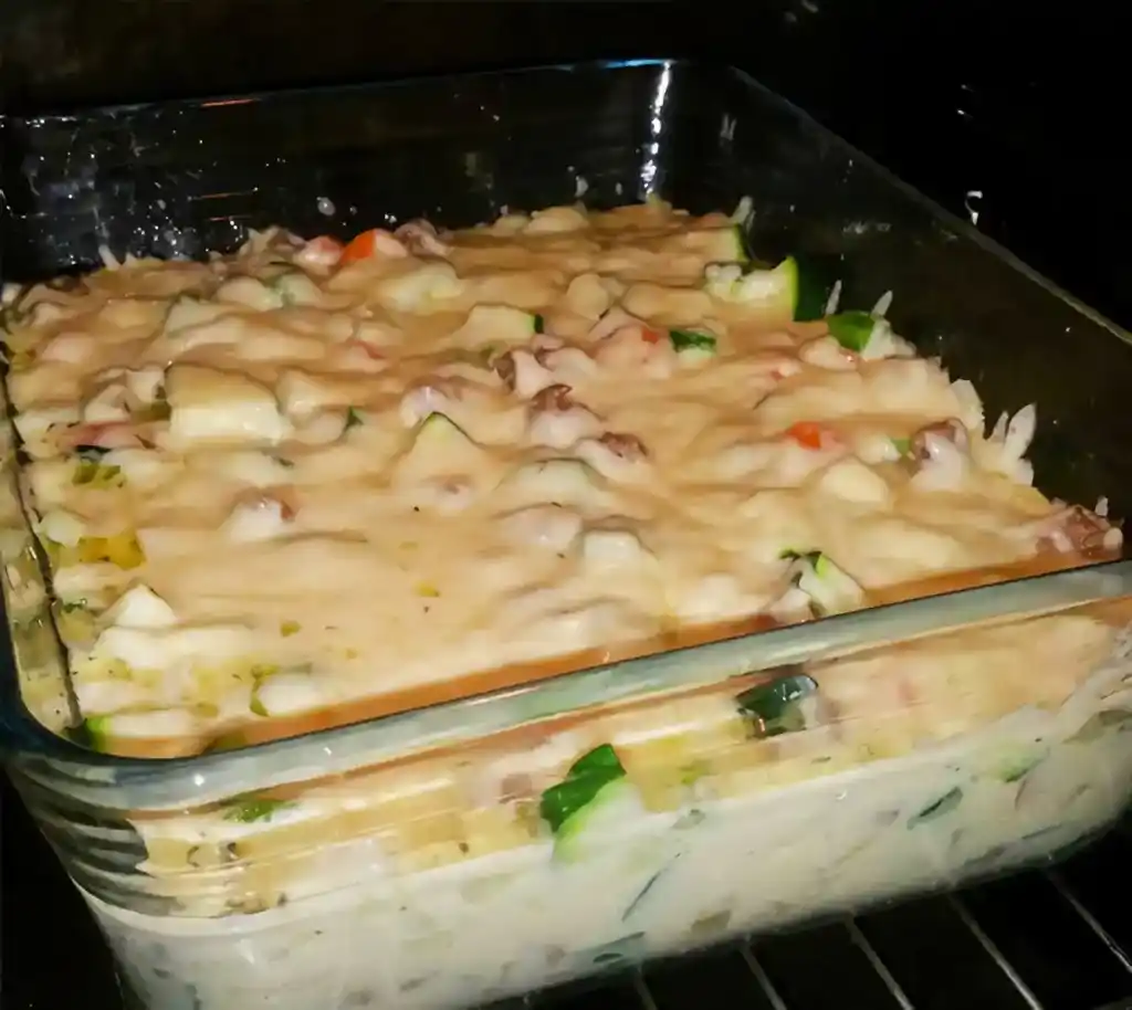 Fitness Hackfleisch-Zucchini-Auflauf