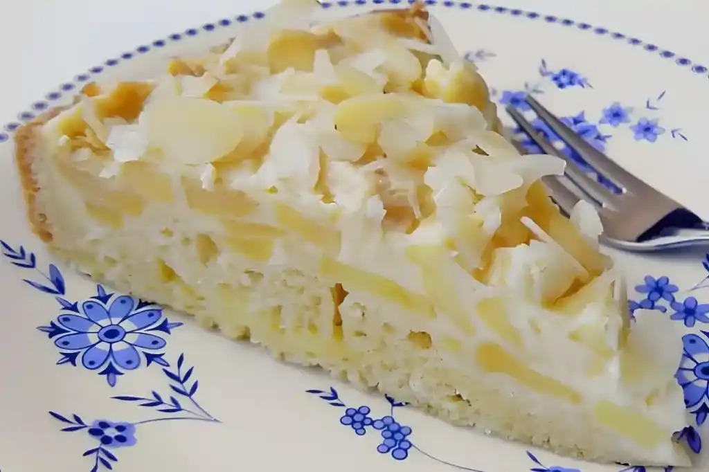 GEFÜLLTER PUDDING APFELKUCHEN