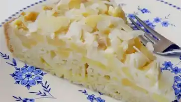 GEFÜLLTER PUDDING APFELKUCHEN