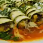 Gefullte Kalorienarme Zucchini Cannelloni mit Hackfleisch W2xEX 4x 2n