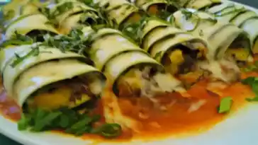 Gefullte Kalorienarme Zucchini Cannelloni mit Hackfleisch W2xEX 4x 2n