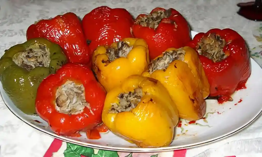 Gefüllte Paprikaschoten