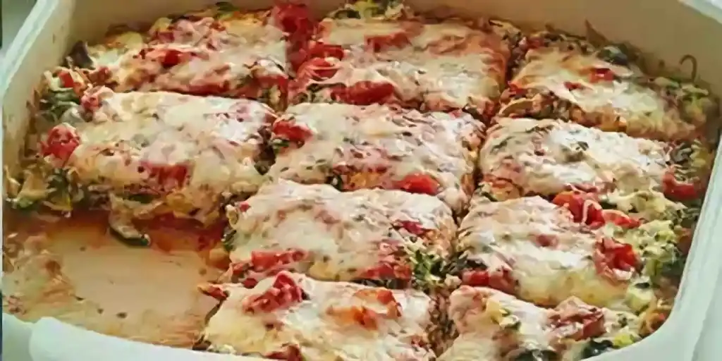 Gemüselasagne für Low Carb Diäten