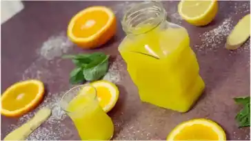 Gesund durch den Winter Ingwer Shot mit Orangen W2xEX 4x 2n