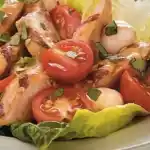 Hahnchen Mozzarella Salat mit Balsamico Vinaigrette W2xEX 4x 2n