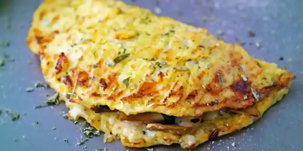 Kalorienarme Cauliflower Calzone