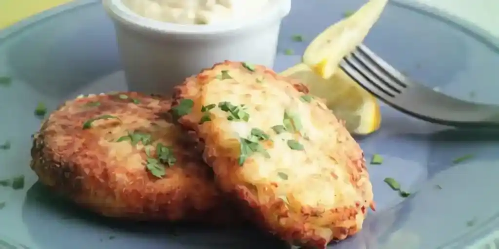 Kalorienarme Fischfrikadellen mit Dip