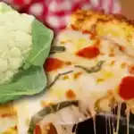 Kalorienarme Pizza Blumenkohlteig W2xEX 4x 2n