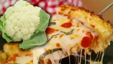 Kalorienarme Pizza Blumenkohlteig W2xEX 4x 2n