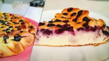 Lecker Kasekuchen mit Heidelbeeren – Low Carb W2xEX 4x 2n